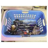 Hamper with Assorted Kitchen Utensils & more