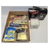 (G) Die-cast Racing Haulers, Lunch Box, Notepads