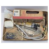 (A) Sanding Belts, Bungee Cords, Saftey Glasses &