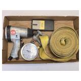 (W) Pneumatic Impact, Tow Strap, Stud Finder &