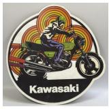 (E) Metal Sign Kawasaki 12ï¿½