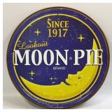 (E) Metal Sign Moon Pie 11.75ï¿½