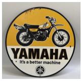 (E) Metal Sign Yamaha 12ï¿½