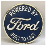 (E) Metal Sign Powered By Ford 12ï¿½