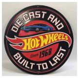 (E) Metal Sign Hot Wheels 12ï¿½