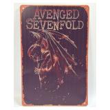 (E) Metal Sign Avenged Sevenfold 8ï¿½ X 12ï¿½
