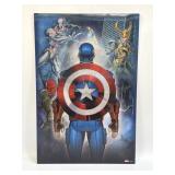 (E) Masonite Sign Avengers 12ï¿½ X 18ï¿½