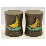 (G) Salt & Pepper Shakers As Pictured- Sailing