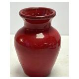 (B) Artist Signed Small Red Terra Cotta Pottery