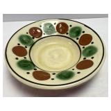 (B) Artist Signed Small Terra Cotta Pottery Bowl