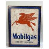 (E) Metal Sign Mobilgas 12.5ï¿½ X 16ï¿½