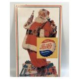 (E) Metal Sign Merry Christmas Pepsi-Cola 9.75ï¿½ X