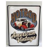 (E) Metal Sign Hot Rod 14ï¿½ X 18ï¿½