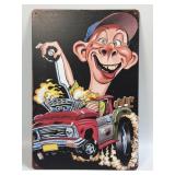 (E) Metal Sign Bubba J 8ï¿½ X 11.75ï¿½
