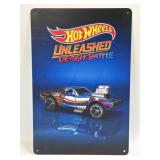 (E) Metal Sign Hot Wheels Unleashed 8ï¿½ X 11.75ï¿½