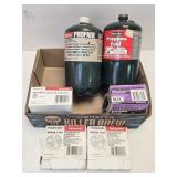 (W) Partial Bottles Propane,  Drywall Screws &