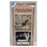(G) Remington Mallards In Thr Timbe 2 Knife & Tin