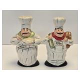 (G) Salt & Pepper Shakers As Pictured- Chefs