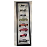 (E) Framed Jeep "A Legacy Like No Other" Glass