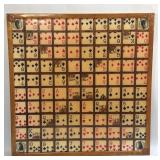 (E) VINTAGE SEQUENCE GAME BOARD 21.25ï¿½ X 21.5ï¿½