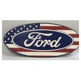 (E) Metal Sign Ford 20ï¿½ X 9ï¿½