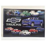 (E) Metal Sign Chevrolet Trucks 18ï¿½ X 12ï¿½