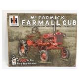 (E) Metal Sign McCormick Farmall Club 12.5ï¿½ X 16ï¿½