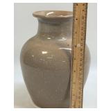 (C) Handmade Pottery Lamp Base Signed Laura Teague