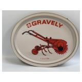 (E) Metal Gravely Serving Tray 11.5ï¿½ X 14.5ï¿½