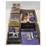 (W) Baseball Cards w/ Display, Toy Tool Set &