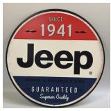 (E) Metal Sign Since 1941 Jeep 12ï¿½