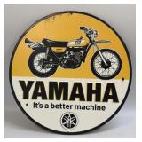 (E) Metal Sign Yamaha 12ï¿½