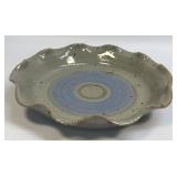 (B) Handmade Pottery Console Bowl or Pie Plate