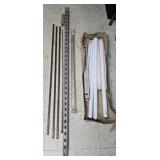 Fluorescent Bulbs, Unistrut, Door Sweep, Treaded