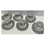 (B) Czech Republic Porcelain Espresso Cup and