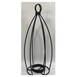 (E) Metal Candle Holder Lantern 20.25ï¿½