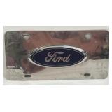 (E) Metal Mirrored Ford Vanity Plate