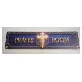 (E) Metal Sign Prayer Room 4ï¿½ X 15.75ï¿½