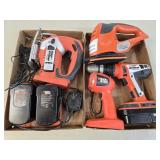 (F) Fire Storm 18V Tool Set- Jig Saw, Sander,