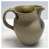 (B) Small Pottery Pitcher 5ï¿½ Tall Artist Signed