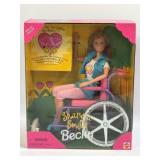 (C) 1996 Mattel Barbie Share a Smile Becky Doll &