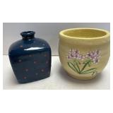 (B) 2 Pc Handmade Pottery Vases as Pictured