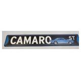 (E) Metal Sign Camaro St 21ï¿½ X 3.5ï¿½