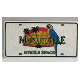 (E) Metal Margaritaville Vanity Plate
