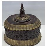 (B) Tibetan Style Decorative Box With Velvet