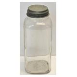 (F) Clear Glass Cheaters Jar