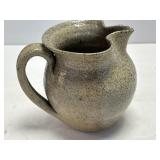 (B) Small Handmade Pottery Pitcher 3.75ï¿½ T