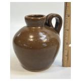 (B) Handmade Pottery Miniature Picture With Brown