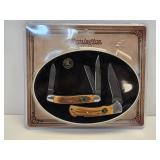(G) Remington American Tradition 2 Knife Set With