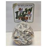 (G) Lucky Penny Key Ring Tabletop Sales Display